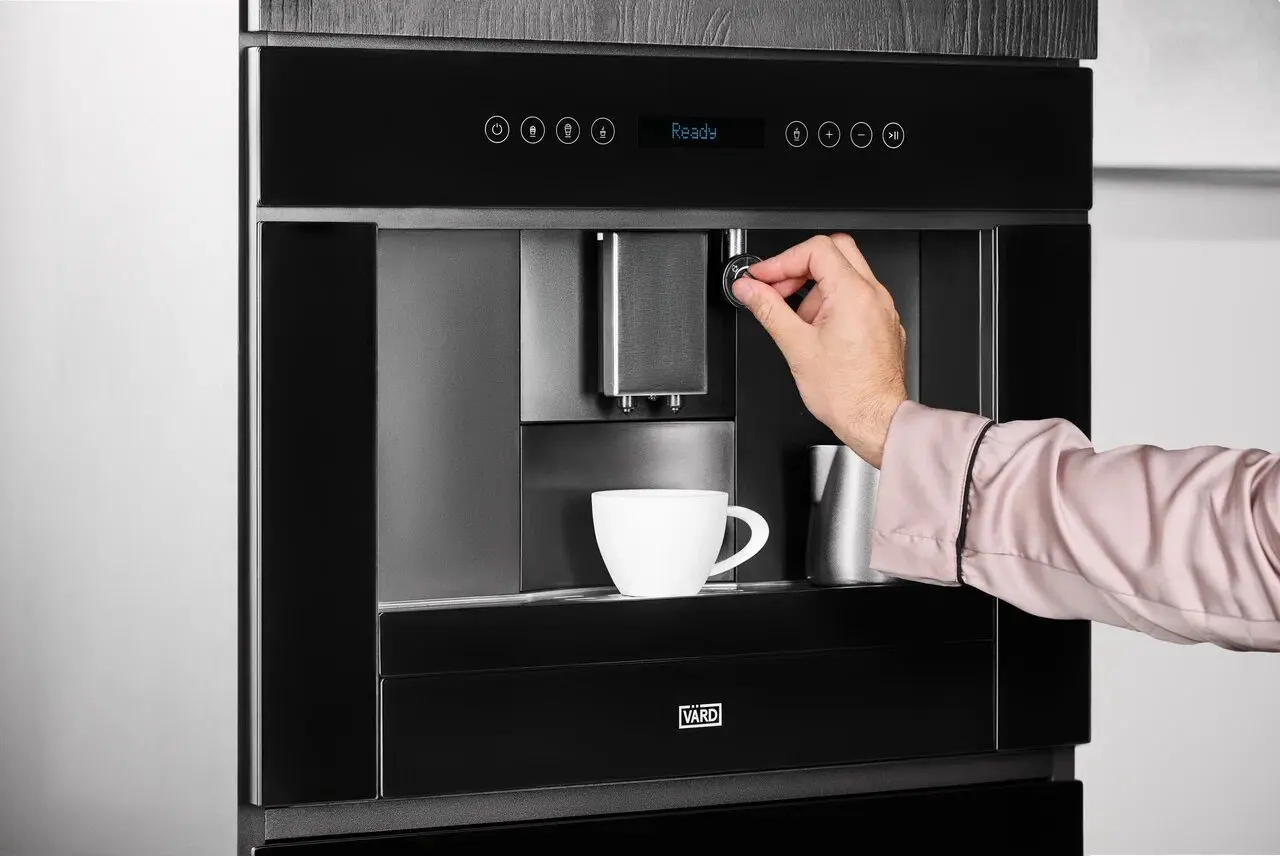 Регулировка количества кофе и уровня пенки